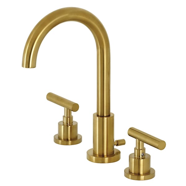 FSC8923CML Manhattan Widespread Bathroom Faucet W/ Brass Pop-Up, Brass